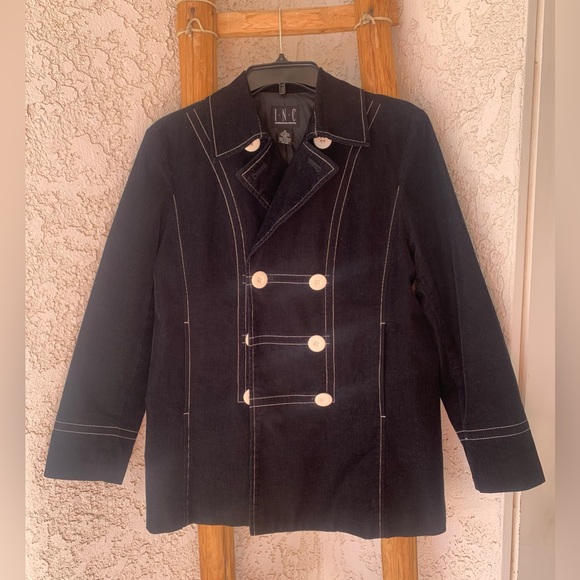 MACY’S WOMEN’S INTERNATIONAL CONCEPTS DOUBLE - BREASTED JACKET - Picture 5 of 5